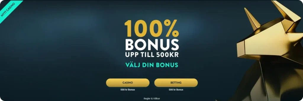 Golden Bull välkomstbonus